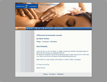 Tablet Screenshot of beautysite-cosmetic.de